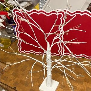 White Holiday Decorative Tree